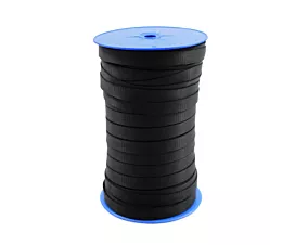 Black - 10 tot 20mm Polyester band 15mm - 700kg - op trommel - zwart