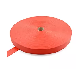 Polyester 50mm Polyester band 50mm - 7500kg - 100m op rol - zonder strepen (kies uw kleur)