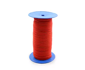 Elastiek - 3mm Elastiek op rol (3mm) - 100m - rood