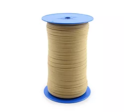 Alle katoenen band Katoenen lint 10mm - champagnekleur - 100m, 250m