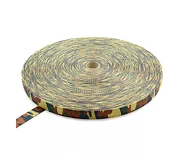 Alle militaire producten Polyester band Army green 35mm - 3750kg - 100m op rol - Militaire print