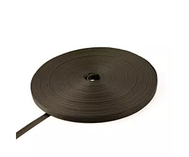 Alle - Black Webbing Polypropyleen band 20mm - 425kg - Op rol - Zwart