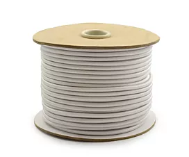 Elastiek - 8mm Elastiek op rol (8mm) - 100m - wit - Premium